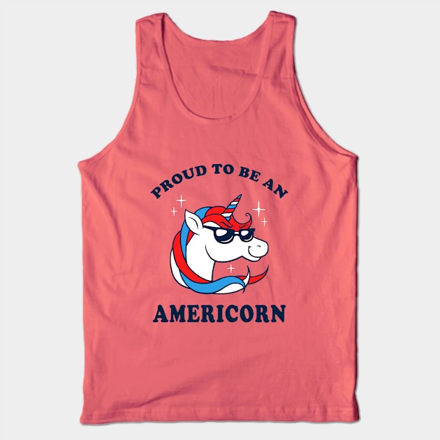 Proud To Be An Americorn Tank Top by dumbshirts